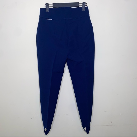Obermeyer High Waisted Stirrup Size 8 Navy Blue Snow/Ski Outdoor Winter Pants - Picture 5 of 10